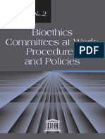 Bioethics Committees at Work Procedures and Policies