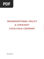 Download Organizational Policy  Strategy Coca-cola Company by zobasabri SN22088983 doc pdf