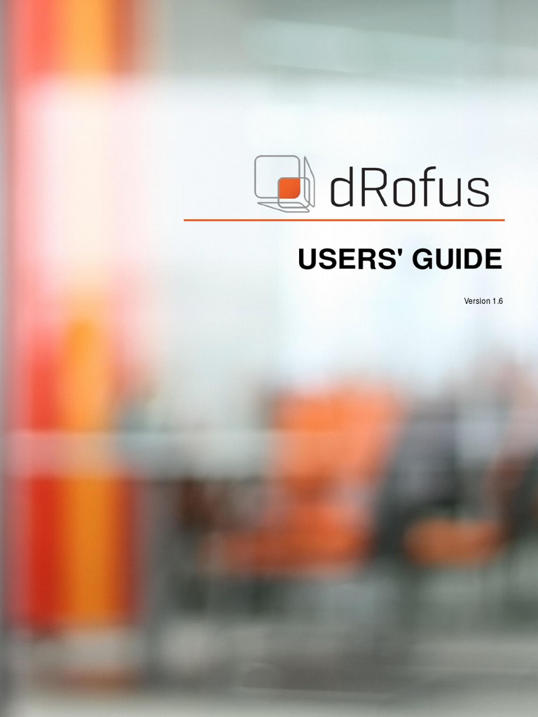 dRofus Users' Guide Version 1.6 | PDF | Microsoft Excel | Password