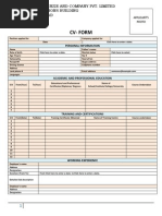 Cv-Form 2