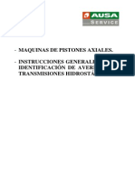 Guía para resolver averías en transmisiones hidrostáticas