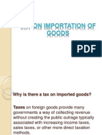 Vat on Importation of Goods