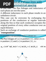 Inductance of 3 Phase Line