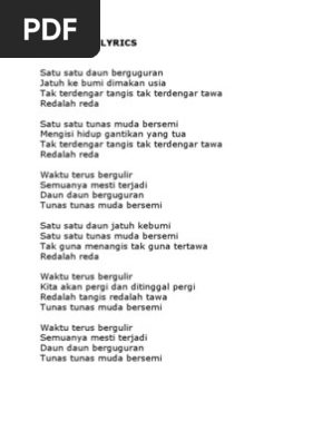 Iwan Fals Lyrics Satu Satu scribd