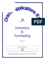 Oracle Applications - Inventory - Purchasing R12 - v1 PDF