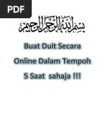 Download Buat Duit Secara Online Dalam Tempoh 5 Saat  sahajapdf by Tips Awal Pagi SN220909878 doc pdf