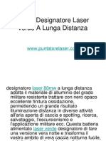 80mw Designatore Laser Verde A Lunga Distanza
