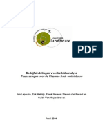 Bedrijfsindelingen voor beleidsanalyse. Toepassingen voor de Vlaamse land- en tuinbouw