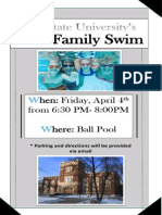 family swim flyer
