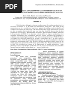 Download JURNAL2 Pengukuran Dan Analisis Produktivitas Produksi Dengan Metode Objective Matrix OMAX Di PG Krebet Baru Malang 2 by Redi Bylek SN220915419 doc pdf