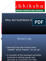 Why Did Subhiksha Failed