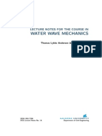 Lecture Notes For The Course in Water Wave Mechanics