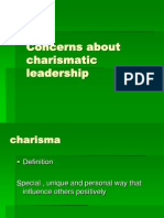 Concerns About Charismatic Leadership