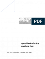 GRAMANI, Gloria Pereira Da Cunha; GRAMANI, Jose Eduardo Ciocchi - Apostila Ritmica Niveis 1 a 4 - Cópia