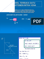 Model Terbuka Satu Kompartemen Intra Vena (190313)