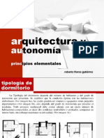 Arquitectura y Autonomía