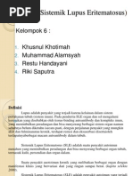 Download Ppt SLE Sistemik Lupus Eritematosus by Riki Yuki Saputra SN220925741 doc pdf