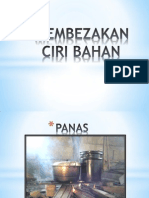 Membezakan Ciri Bahan