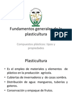 2.1 Fundamentos Generales de La Plasticultura - Plasticos-Tipos y Propiedades.