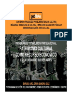 Patrimonio Cultural Como Recurso Económico