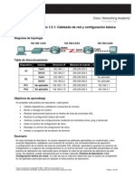 Cableado y Configuracion de Una Red