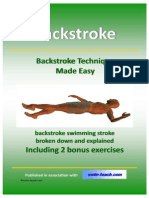 Backstroke Technique For Swimming