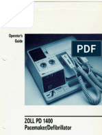 Desfibrilador Zoll PD-1400 Operators Manual
