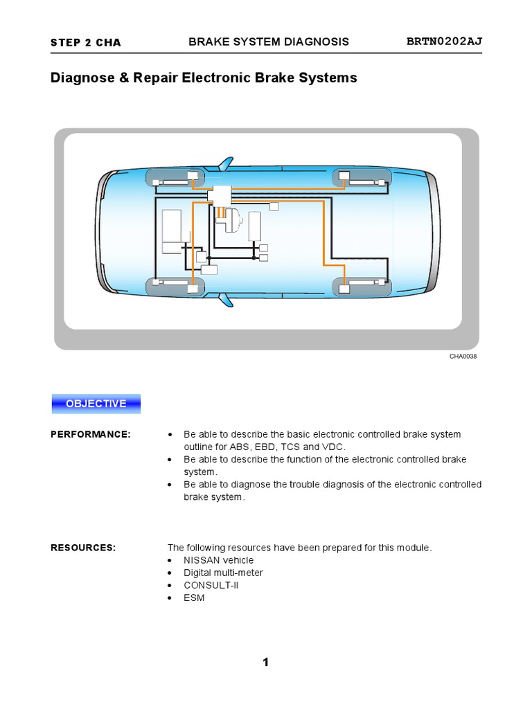 Brake Sistem Nissan | PDF | Anti Lock Braking System | Vehicle Technology
