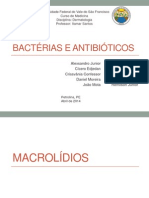 Macrolídios, Tetraciclinas e Derivados de Enxofre (1)