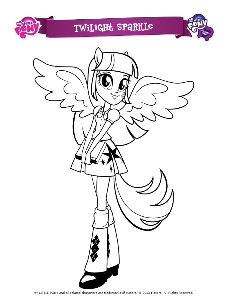 My Little Pony Equestria Girls Coloring Pages