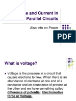 Voltage and Current in Series & Parallel Circuits