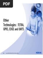 Explain m13 - 1 Other Technologies Tetra Gprs Edge Umts