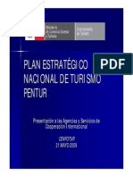 Plan Estratégico Nacional de Turismo - Perú