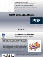 Clima Organizacional