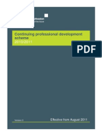 Continuing Proffesional Development Scheme 2010-2011