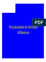 Perigosidade de Solventes Inflamáveis