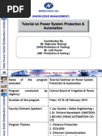 Tutorial & Seminar On Power System Protection & Automation