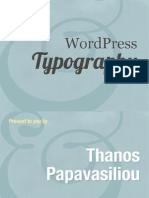 Wordpress and Typography
