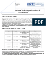 Corso Referenti 2009