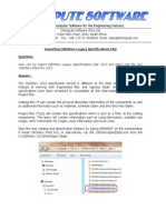 CADWorx - Importing Legacy Specifications FAQ