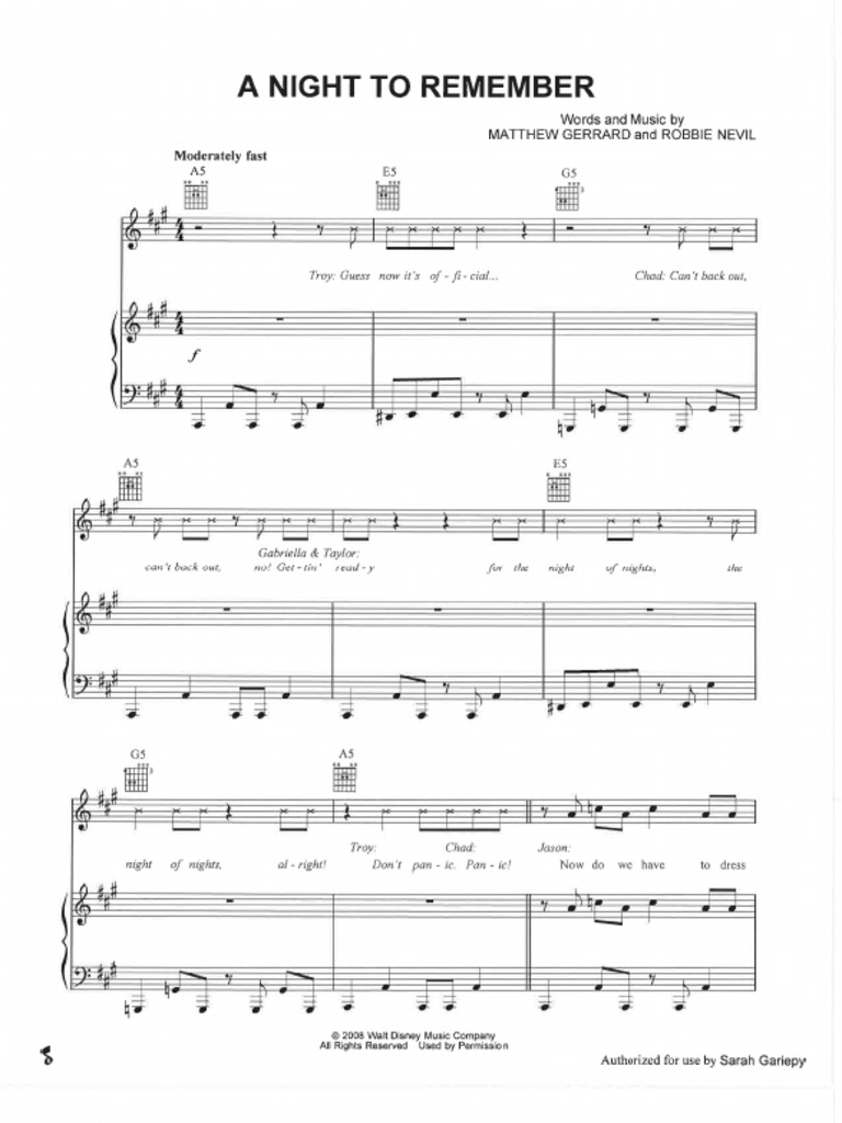 A Night To Remember PDF Original PDF