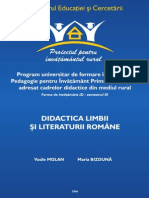 Didactica Limbii Romane - Pedagogia Invatamantului Primar Si Prescolar - Molan