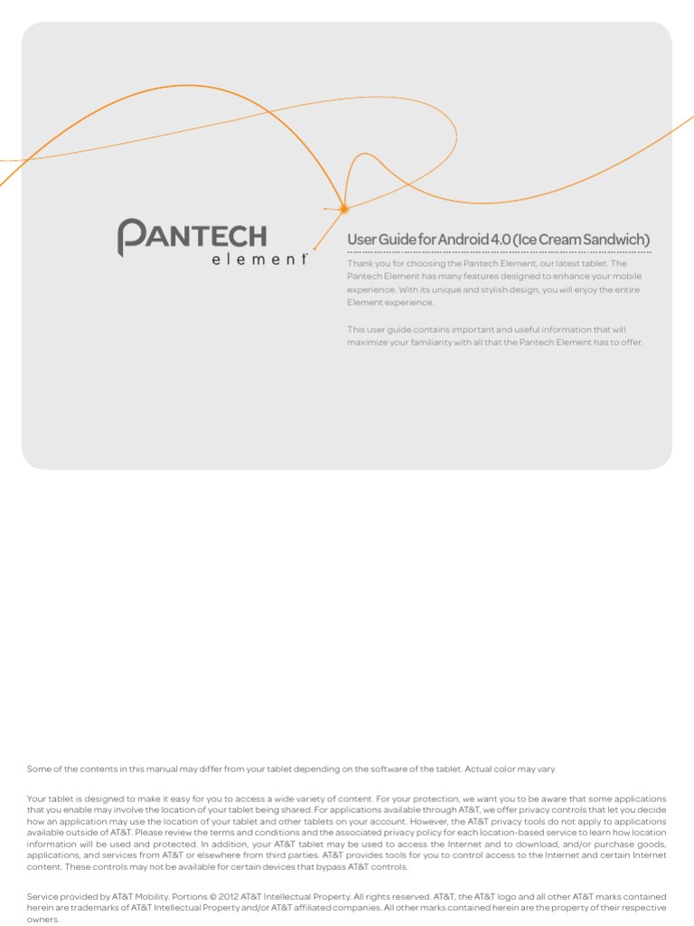 User Guide For Android 4.0 | PDF