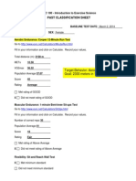 Pat Classification Sheet 1