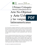Imelda Ramirez Primer Encunetro de Arte No Objetual Colombia 1981