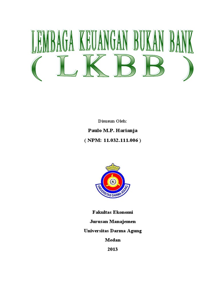 Makalah Lembaga Keuangan Bukan Bank
