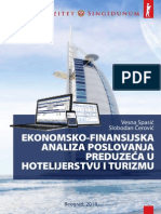 US - Ekonomsko-Finansijska Analiza Poslovanja Preduzeća U Hotelijerstvu I Turizmu
