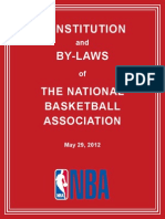 NBA Constitution and by Laws