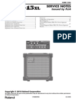 Roland Cube 15xl Service Notes