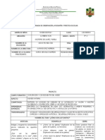 Formato de Proyecto y Agenda de Trabajo